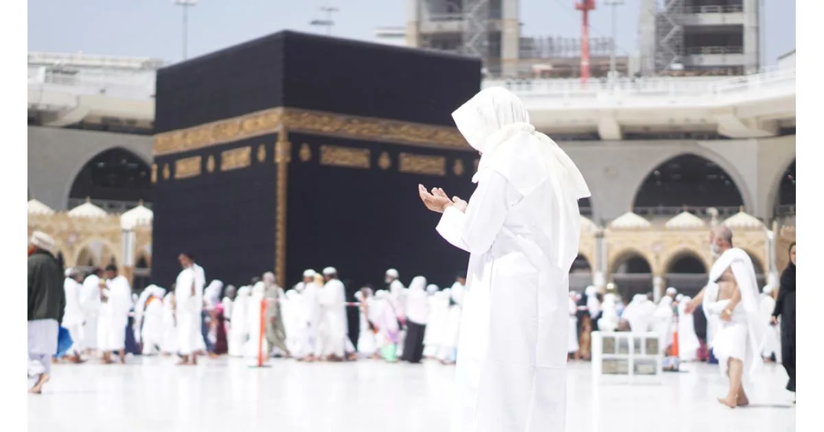Pilgrims performing Umrah around the Kaaba at the Grand Mosque in Makkah